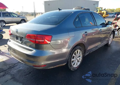 2015 Volkswagen Jetta 1.8T Se из США, поврежденный, VIN 3VWD17AJ7FM296278